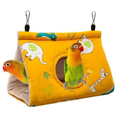 Pet Supplies Parrot Cotton Nest Autumn and Winter Thickened Winter Bird Nest Bird Hammock Bird House Sleeping Triangular Nest