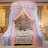 Pleated Luxury Princess Dome Lace Home Decoration Bed Canopy Mosquito Net Bedding Article Bed Tent