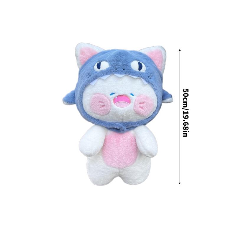 

Cute Shark Cat Plush Doll Soft Stuffed Animal Toy For Birthday Gifts And Wholesale