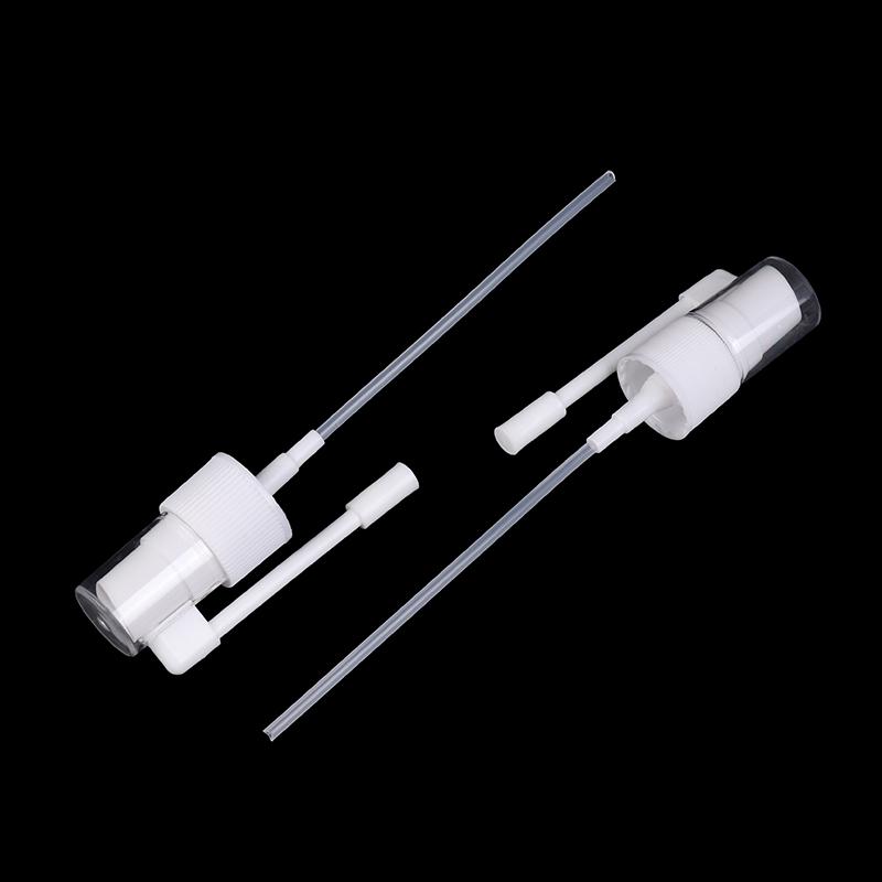 18/20 White Plastic Nasal Oral Spray Bottle Head Nozzle 360 Degree Rotating Elephant Trunk Mist Sprayer For Bottle