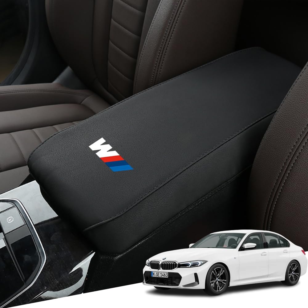 

Hearsheng BMW New 3 Series G20 G21 (March 2019~) Exclusive Leather Material Armrest Cover Console Box Cover Interior Custom Parts Accessory Nail