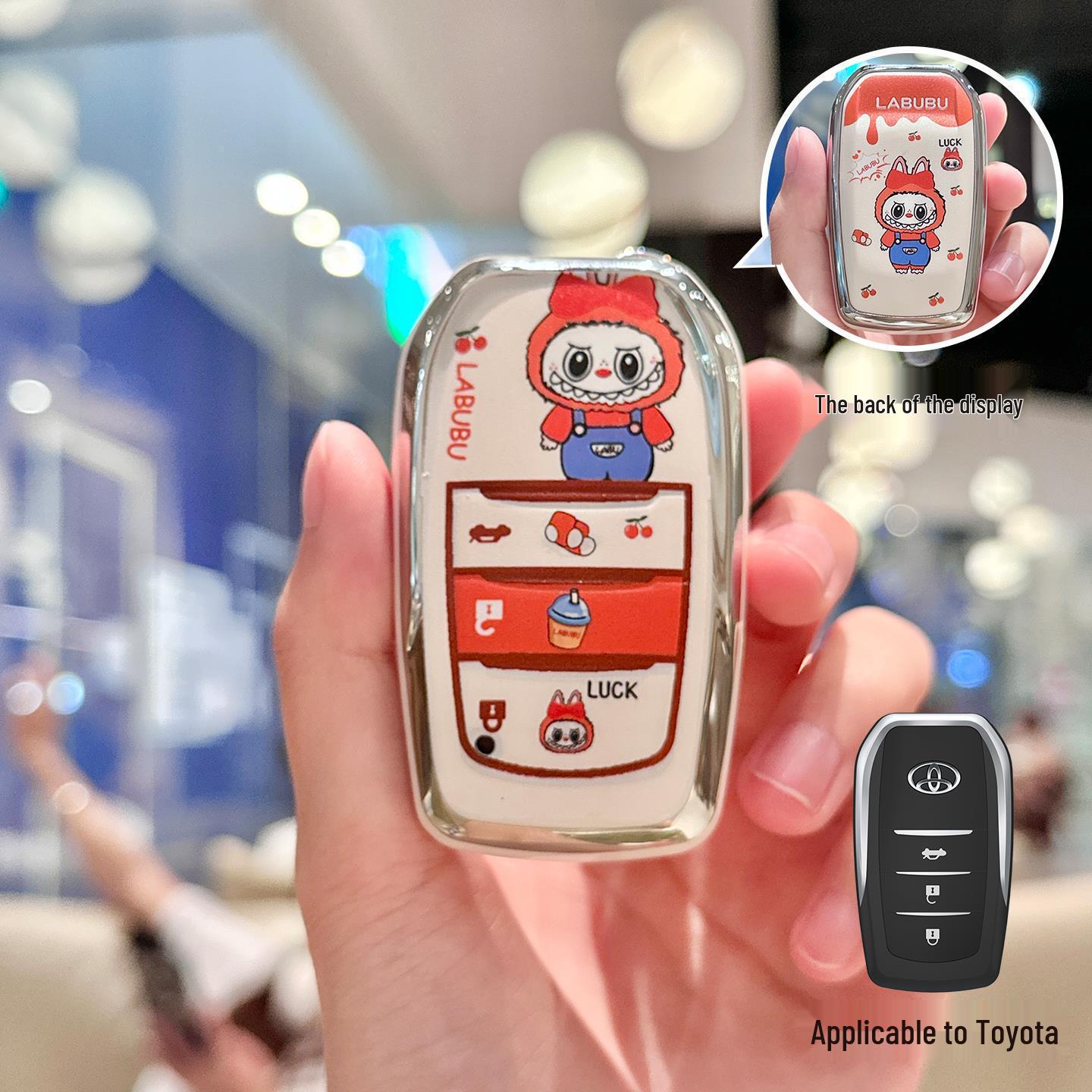 Toyota Key Cover: Compatible with Corolla, Camry, Levin, Highlander, RAV4