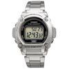 Casio Standard Digital Watch W-219HD-1AV Men's, Metal Band, Silver, Overseas Model, Parallel Import