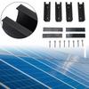 Solar Module Bracket PV Mounting Rail 12CM Trapezoidal Roof Photovoltaic Solar Mounting System Mounting Guide Rail Bracket