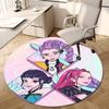 1pc Fantasy Characters Round Carpet, Made of Polyester,Perfect for Decorating Office Chairs, Living Rooms,Vibrant Decorative Rug