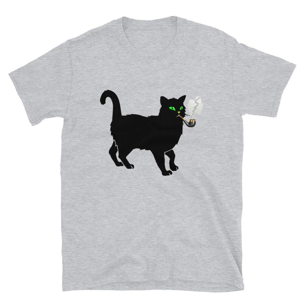 Funny Smoking Cat Unisex T-Shirt 2XL