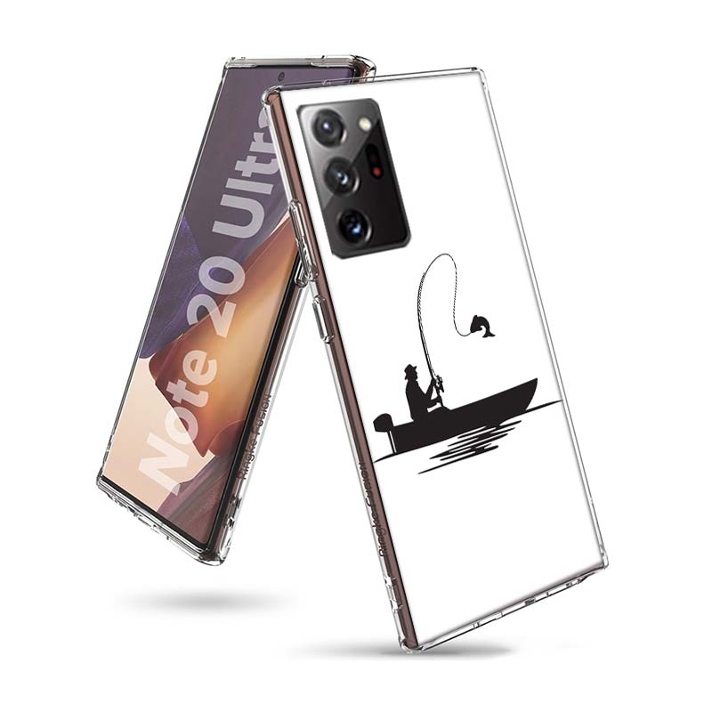 Fishing on a Fisherman's Boat Phone Case for Samsung A55 A35 A25 A15 A07 A05S A16 A17 A26 A36 A37 A56 A57 Galaxy Note 20 10 A50S