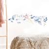 Flowers Wall Decals Peel And Stick Removable Floral Art Wall Stickers for Living Room Girls Room Nursery Bedroom