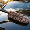 Car Cleaning Dust Brush Microfiber Chenille Car Duster with Ergonomic Handle for Interior and Exterior Dust Removal and Cleaning