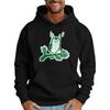 Men's Casual Sports Hooded Pocket Christmas Print Long Sleeve Sweatshirt