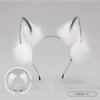 Cat Ear Headband Wolf Tail Set - Plush Animal Ear Hair accessory Kit with Fox Ears, Cosplay Furry Costume Props