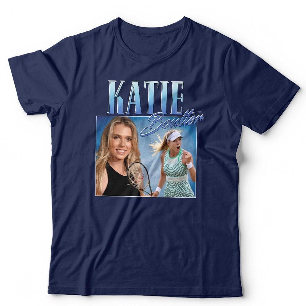 Katie Boulter T Shirt Appreciation Unisex Homage Throwback Tennis Wimbledon S