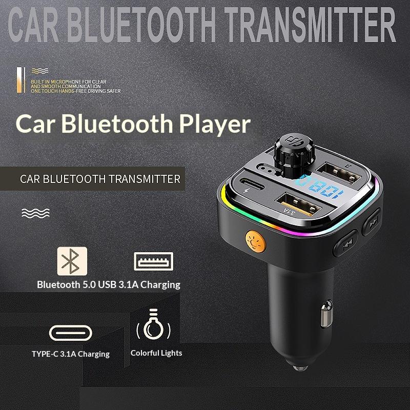 

Bluetooth Handsfree Fm Transmitter Car Radio C26 Car Radio Modulato Mp3 Player Usb Super Quick Charge Adapter Car Accessories onesize