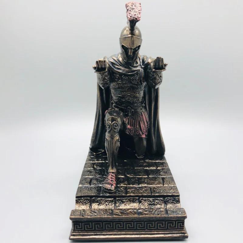 Držák na pero a telefon Knight Stojánek na tužky s figurkou výkonného vojáka pro kancelářské doplňky Stojan na pera Stolní organizér