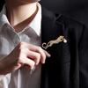Leopard Brooch for Both Men and Women, Heavy and Grand, Diamond-encrusted Brooch, High-end and Luxurious Animal Brooch