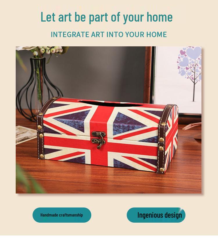 British-Style Waterproof Cylinder Tissue Box for Home, Car, or Restaurant