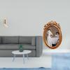 Elegant Foldable Wall Hook And Ornate Resin Photo Frame Organizer for Bathroom Closet Farmhouse