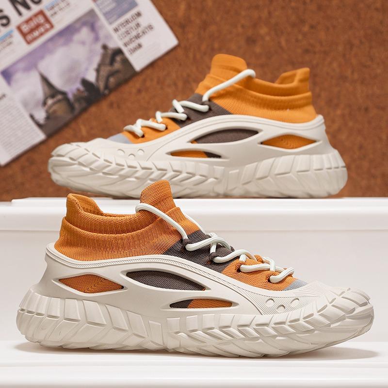 Frühlingsneue Herren-Sportschuhe, Fliegenstrickschuhe, Socken und Schuhe, Slipper, vielseitige Freizeitschuhe