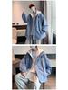 Retro Men's 2025 Solid Color Two-Piece Jacket: Casual, Versatile, Comfortable Design