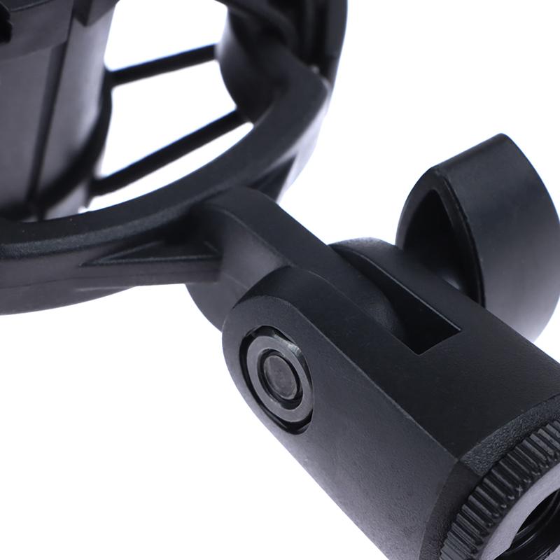 Shock Mount Holder Studio Recording Bracket For Large Mic Clip Black