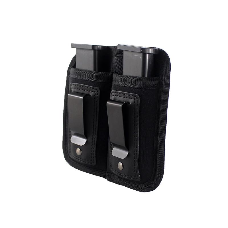 Tactical 9MM Double Magazine Pouch - 2 Pack