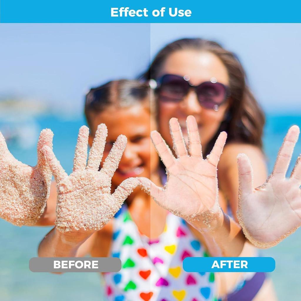 New Sand Removal Powder Bag for Beach Holidays - In Stock