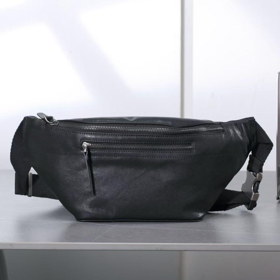 

Real Leather Fashionable Crossbody Bag for Casual and Business Use, Outdoor Carrying Bag чёрный