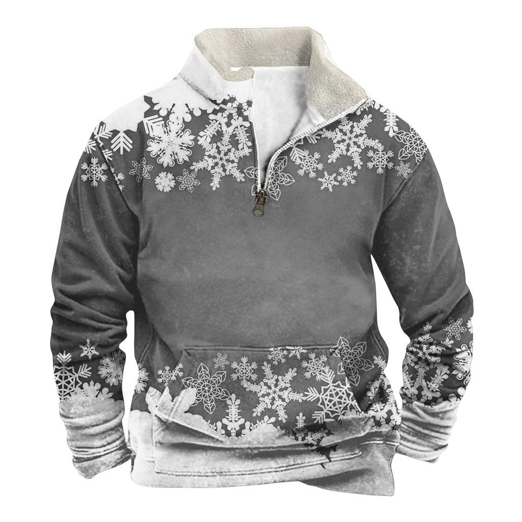 Vår Och Herr Ståkrage Sweatshirt Är Utomhus Casual Tröjor Toppar