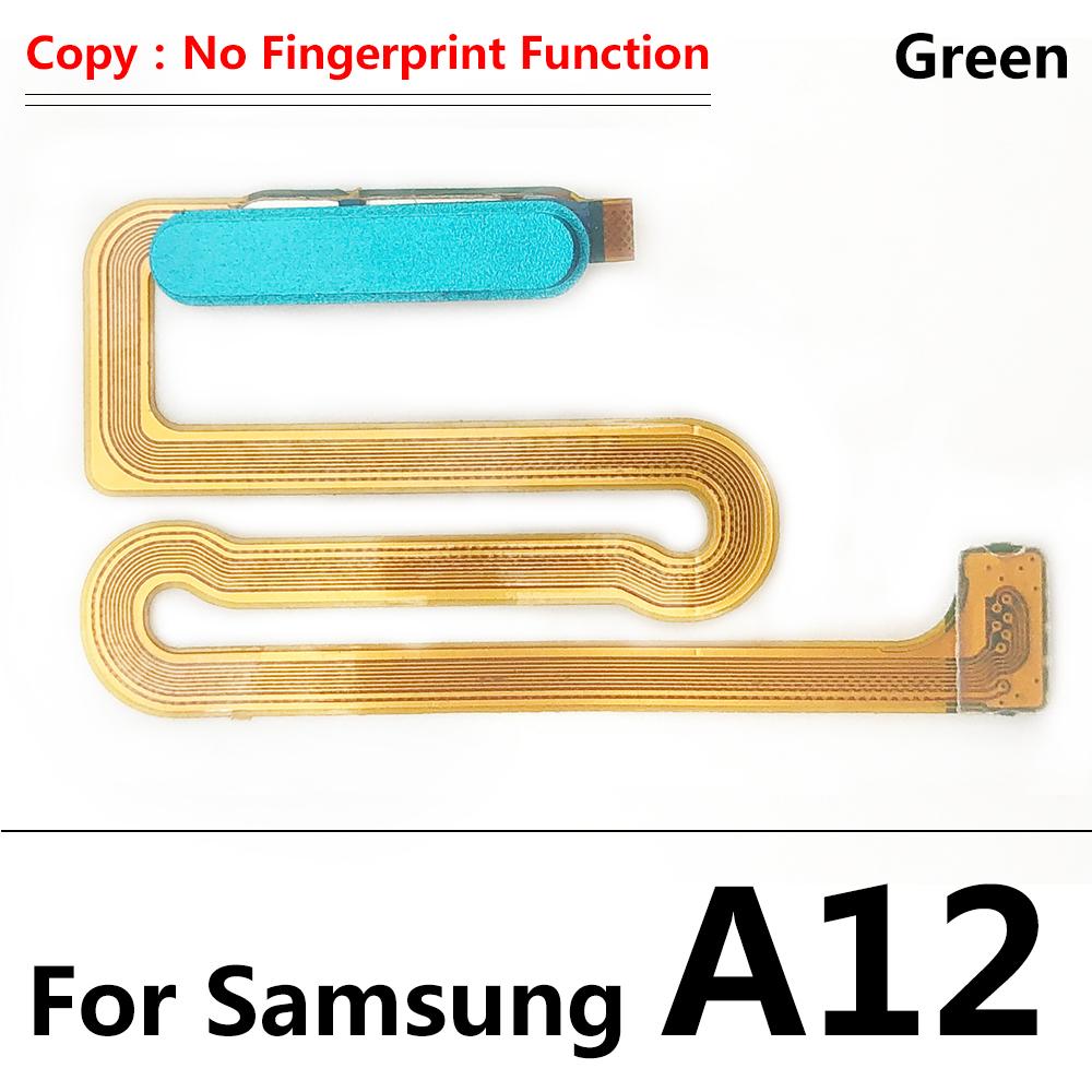 Fingerprint Scanner For Samsung A12 A125 A125F ID Home Button Copy NO Fingerprint Menu Return Key Recognition Sensor Flex Cable