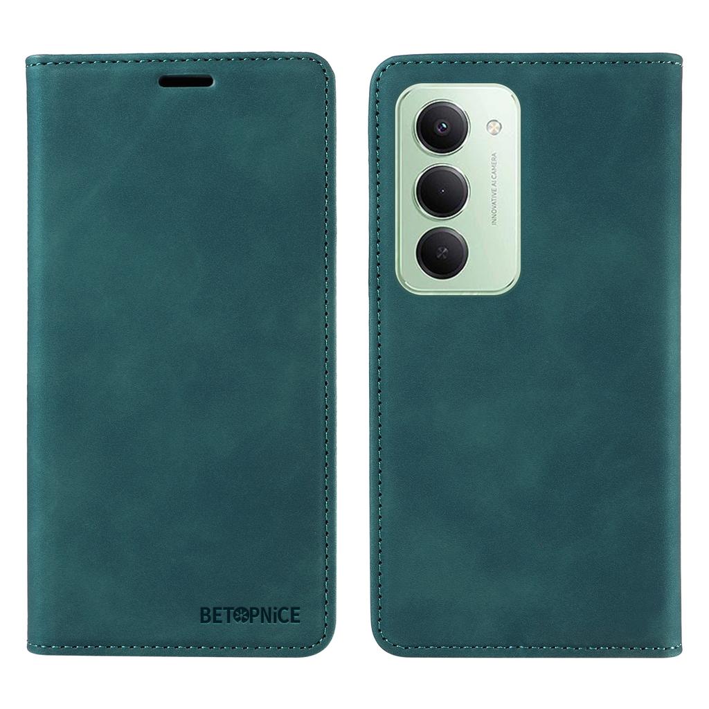 For Xiaomi Poco M7 Plus 5G/Redmi 15 5G (Global) (169mm) Case BETOPNICE Magnetic Closure RFID Blocking Wallet Stand Leather Phone Cover