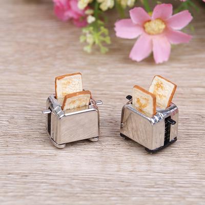 1:12 Oyuncak Bebek Evi Mini Ekmek Makinesi Simülasyon Minyatür Model Oyuncak Mini Ev Tost Makinesi Aile Oyuncağı Bebek Evi Ekmek Makinesi