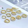 Dames 925 Zilveren Oorstekers Kristal Zirconia Waterdruppels Stud Hoops Goud Huggie Oorbellen Premium Luxe Feest Sieraden