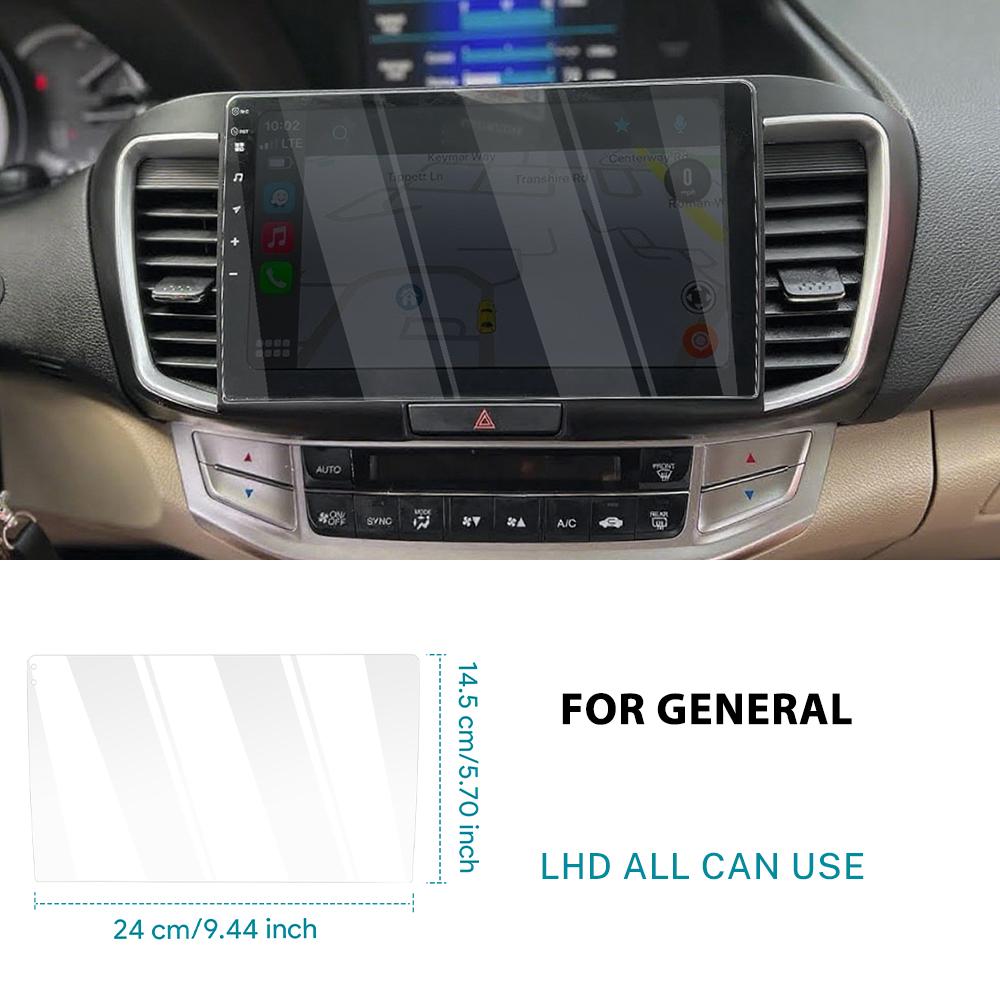 For Universal 9-10.1 Inch Screen HD Tempered Glass Protector Display Dashboard Screen Protection Film Accessories