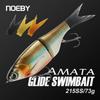 Silikonmaterial Noeby Glide Swimbait 73g Gewicht Langsam sinkende Wobbler Weicher Köder Hechtfischen
