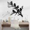 1pc Classic Style Metal Bird Silhouette Wall Art, Original Laser-Cut Wall Sculpture