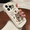 Biscuit bear for iphone16promax mobile phone case cute apple 15/14 pro Japan and Korea 13/12/11