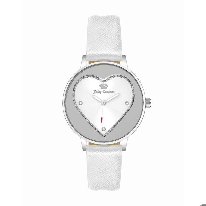 Montre femme - Juicy Couture - JC1235SVWT - Quartz - Cuir - 38mm