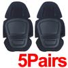 1Pair Tactical Protective Knee Elbow Pads Outdoor Camouflage Suit Gear Hunting Insert Type Soft Pad for Military Combat Use