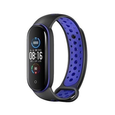 Armband für Mi Band 7 Beline Design Schwarz-Blau