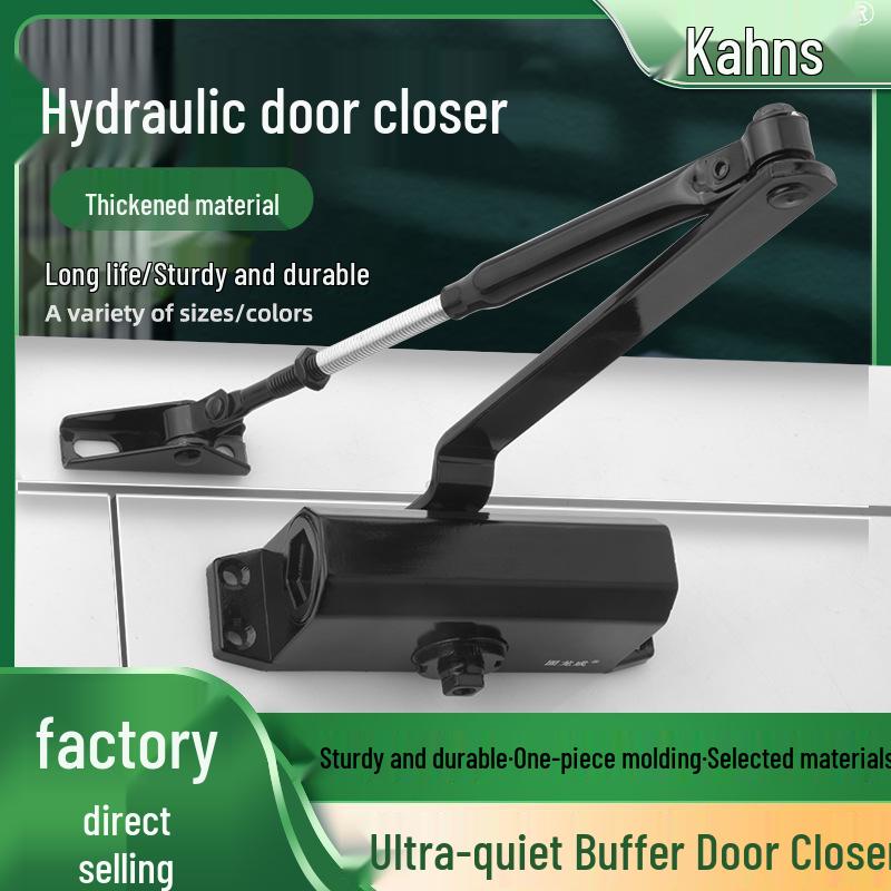 Punch-Free Hydraulic Automatic Door Closer for Household and Outdoor Sliding Doors