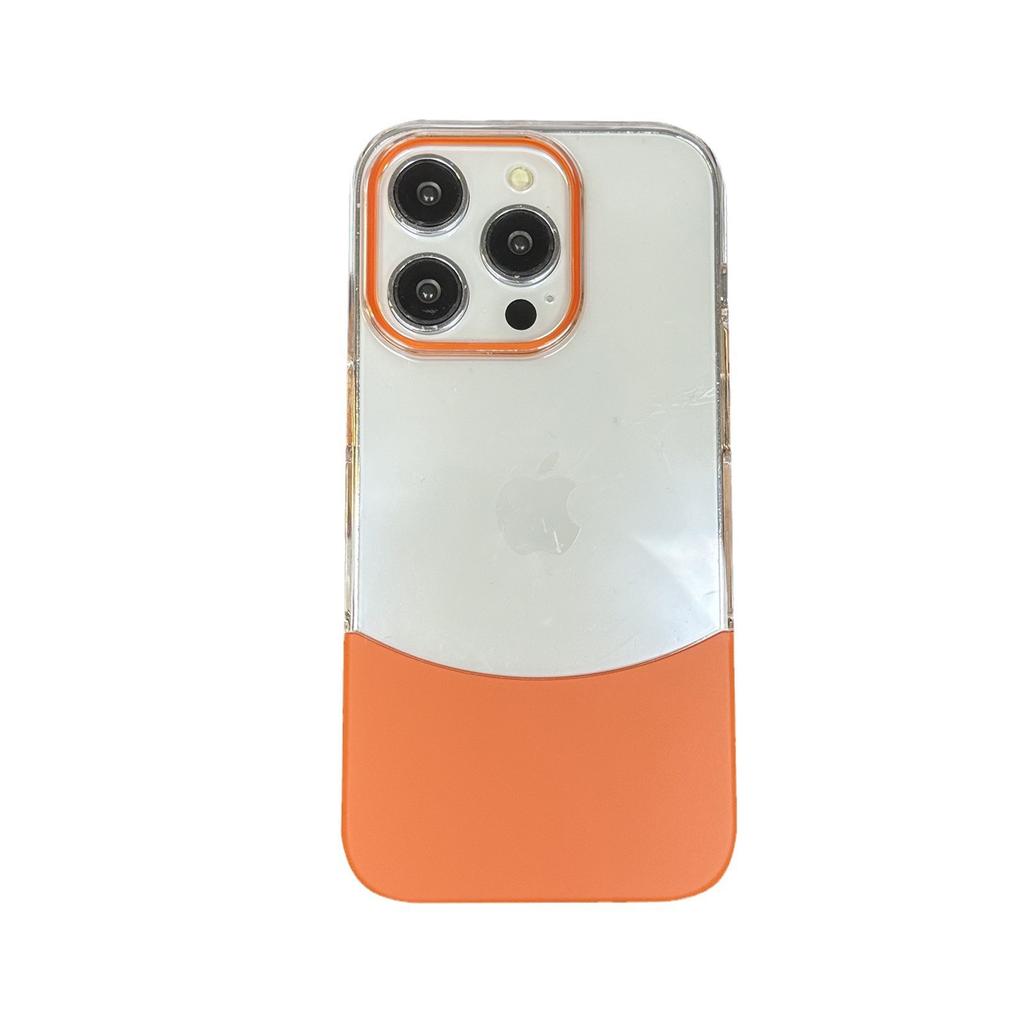 Splicing 2-in-1 is suitable for Apple 16Promax mobile phone case, ultra-thin and transparent iPhone16 all-inclusive PC case.