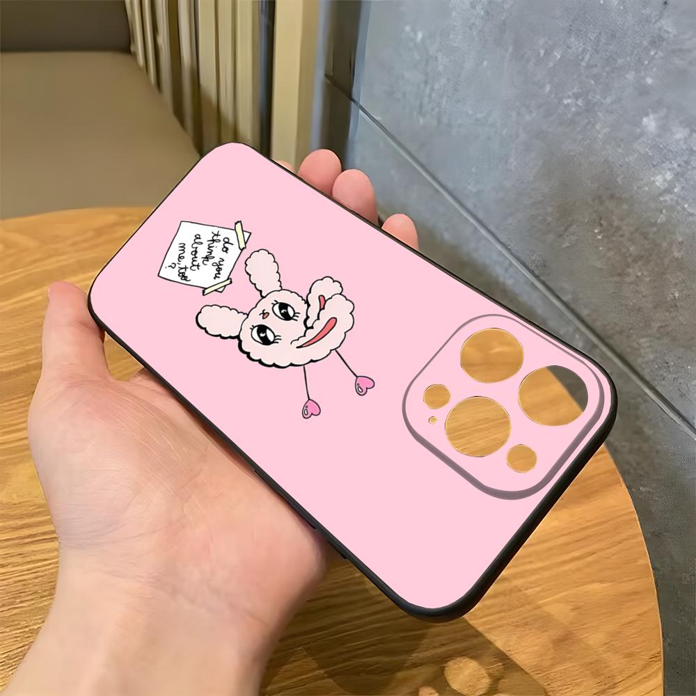 

E-Esther B-Bunny Phone Case For IPhone 17 15 16 13 Pro Max 14 12 11 Air Xr X 8 7 6 Plus Luxury Back Cover iPhone 14 Plus