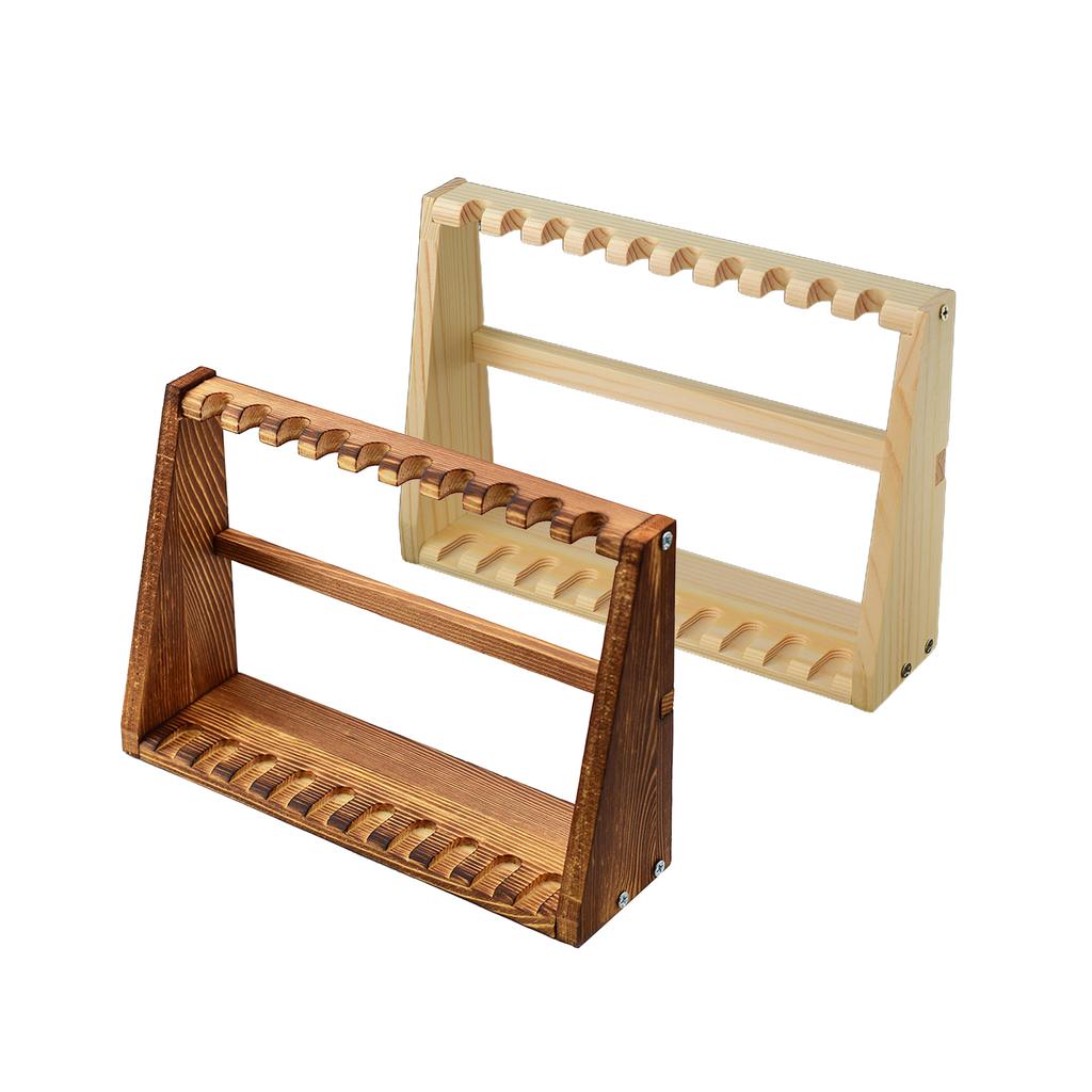 Porta Spade Espositore per Katane Porta Spade Samurais Scaffale Espositore Legno Spada Espositore a Dieci Fori Supporto per Spade