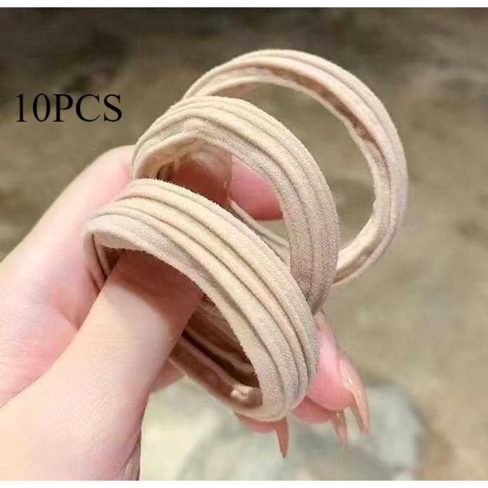 10PCS Elasticity Durable Headband for Women Without Damaging Headwear Hair Ties Ponytail Holder Scrunchies Accessorie