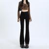 Women's High Waist Flared Jeans: Spring & Autumn Korean Retro Style