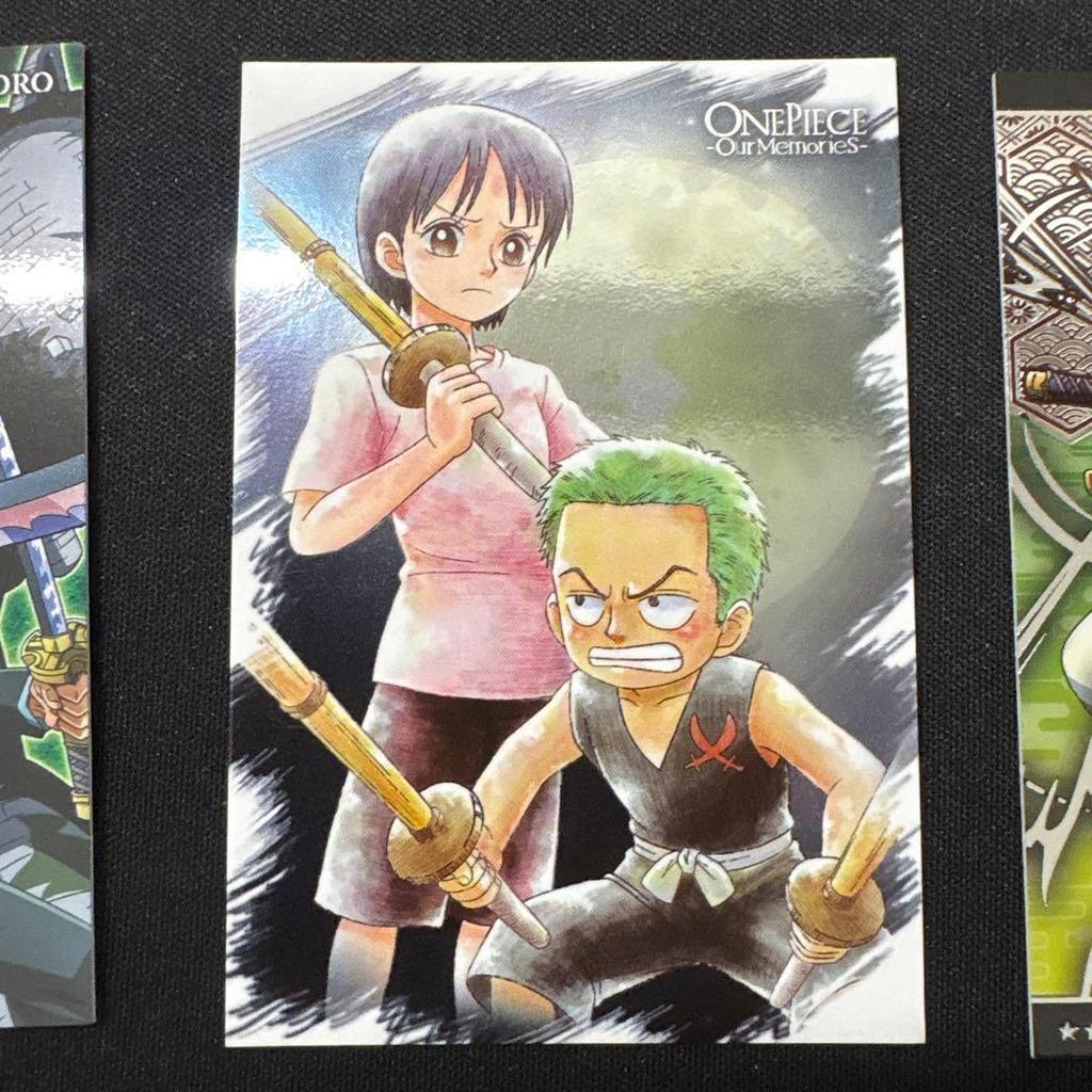 Used ONE PIECE Wafer Card Zoro Zolo (Zorojuro) Kuina