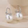 Ice Jade Jade Bead Earrings Circle Earrings Jewelry Gentle Ear Buckle  Women