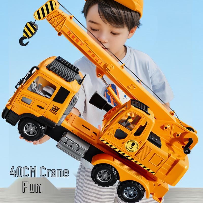 Lili Large Tower Crane Construction Vehicle Educational Toy for Boys