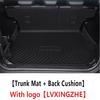 TPE Car Rear Trunk Mat For Jetour T2 Accessories 2023 2024 2025 Traveller Shanhai T2 Waterproof Anti-dirty Material Rubber Pad