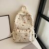 Cute Printed Puppy Dachshund College Style Backpack Student Schoolbag Portable Large Capacity Travel Shoulder Bag KTY